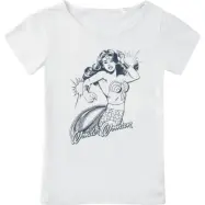 Wonder Woman - DC Comics T-shirt - Barn - Wonder Woman - 122/128 146/152 - för barn - vit