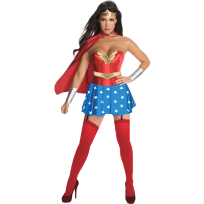 Wonder Woman Deluxe Maskeraddräkt M