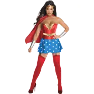 Wonder Woman Deluxe Maskeraddräkt S