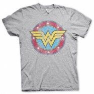 Wonder Woman Distressed Logo T-Shirt, T-Shirt