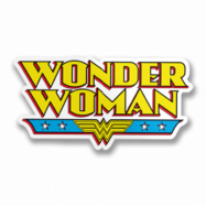 Wonder Woman Logotype Sticker, Accessories