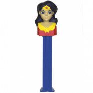 Wonder Woman Pez-Hållare med 2 Pez-Förpackningar