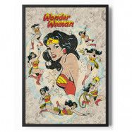 Wonder Woman Retro Poster