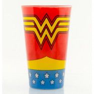Wonder Woman Stort Färgat Glas