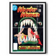 Wonder Woman Vintage Comic Book Cover Poster