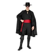 Zorro Deluxe Maskeraddräkt - Medium